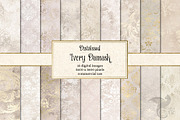 Distressed Ivory Damask Textures