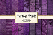 Vintage Purple Textures