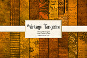 Vintage Tangerine Textures