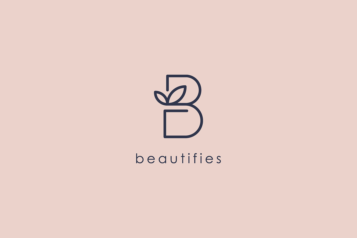Beauty B Logo in Logo Templates - product preview 8