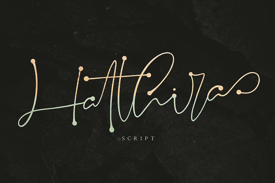 Hatthira in Script Fonts - product preview 8