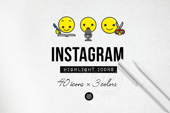 Emoji Instagram Highlight Icons in Instagram Templates - product preview 7
