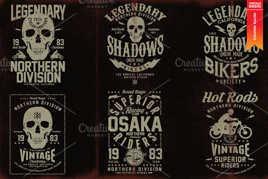 BIKERS BROTHERHOOD in Illustrations - product preview 8