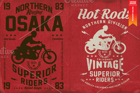 BIKERS BROTHERHOOD in Illustrations - product preview 1