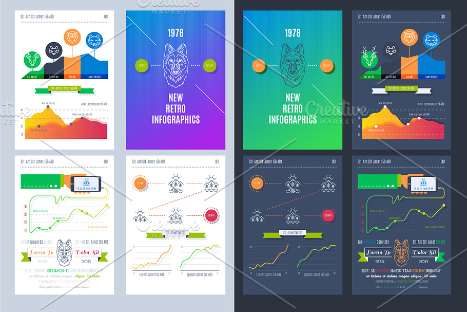 Vector illustrations of infographic in Illustrations - product preview 8
