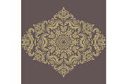 Damask Vector Pattern. Orient