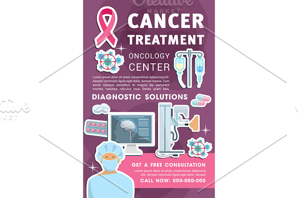 Oncology medicine poster