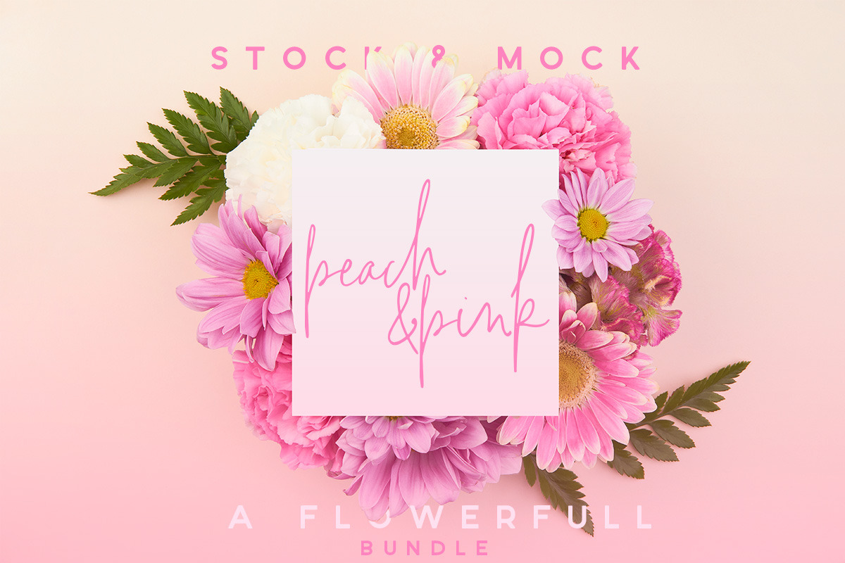 Peach & Pink | Mockup Bundle in Print Mockups - product preview 8