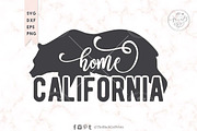 California SVG DXF EPS PNG