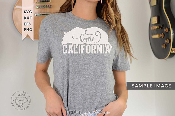 California SVG DXF EPS PNG in Illustrations - product preview 1