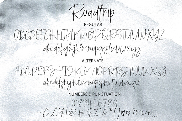 Roadtrip | Handwritten Font in Script Fonts - product preview 7