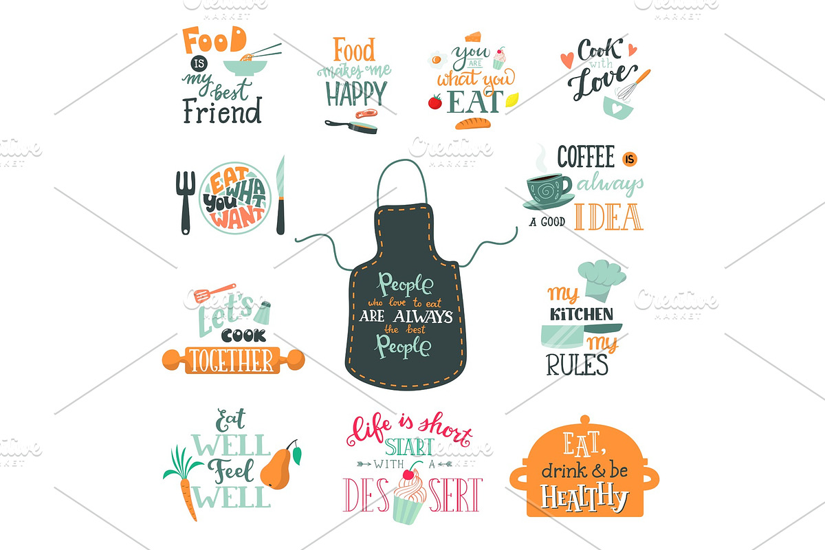 Cook sign vector cooking or coffee in Illustrations - product preview 8