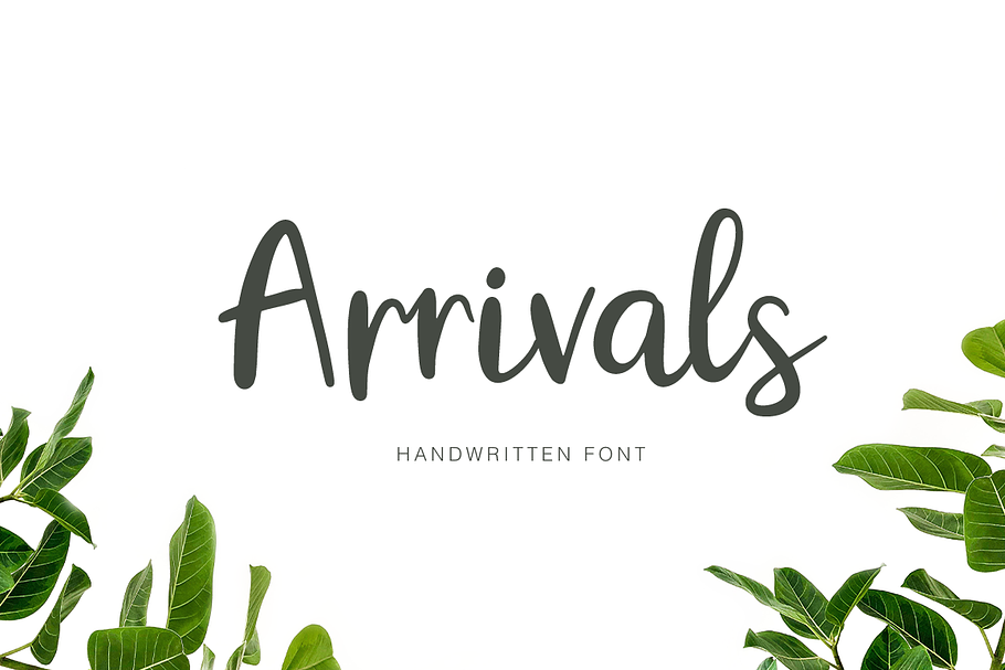 Arrivals in Script Fonts - product preview 8