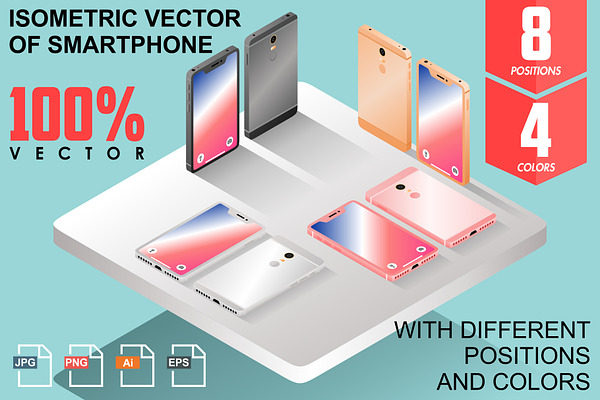Isometric Vector of Smartphone