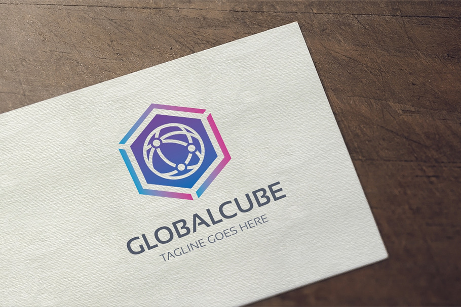 Global Cube Logo in Logo Templates - product preview 8