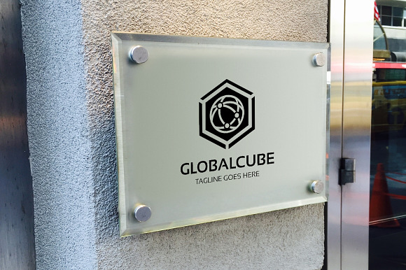 Global Cube Logo in Logo Templates - product preview 2
