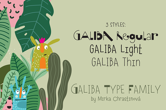 GALIBA Type Family in Display Fonts - product preview 1