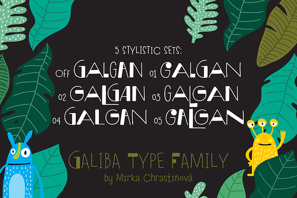 GALIBA Type Family in Display Fonts - product preview 3