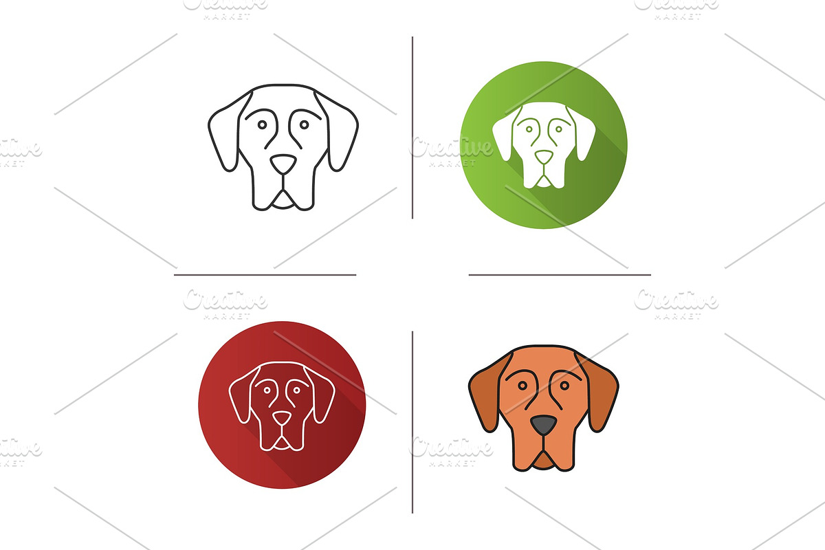 Great Dane icon in Graphics - product preview 8