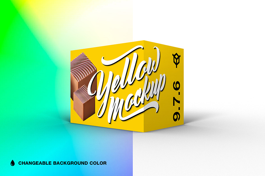 9.7.6 Simple 3D Box Mockup in Product Mockups - product preview 8