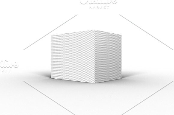 9.7.7 Simple 3D Box Mockup in Product Mockups - product preview 1