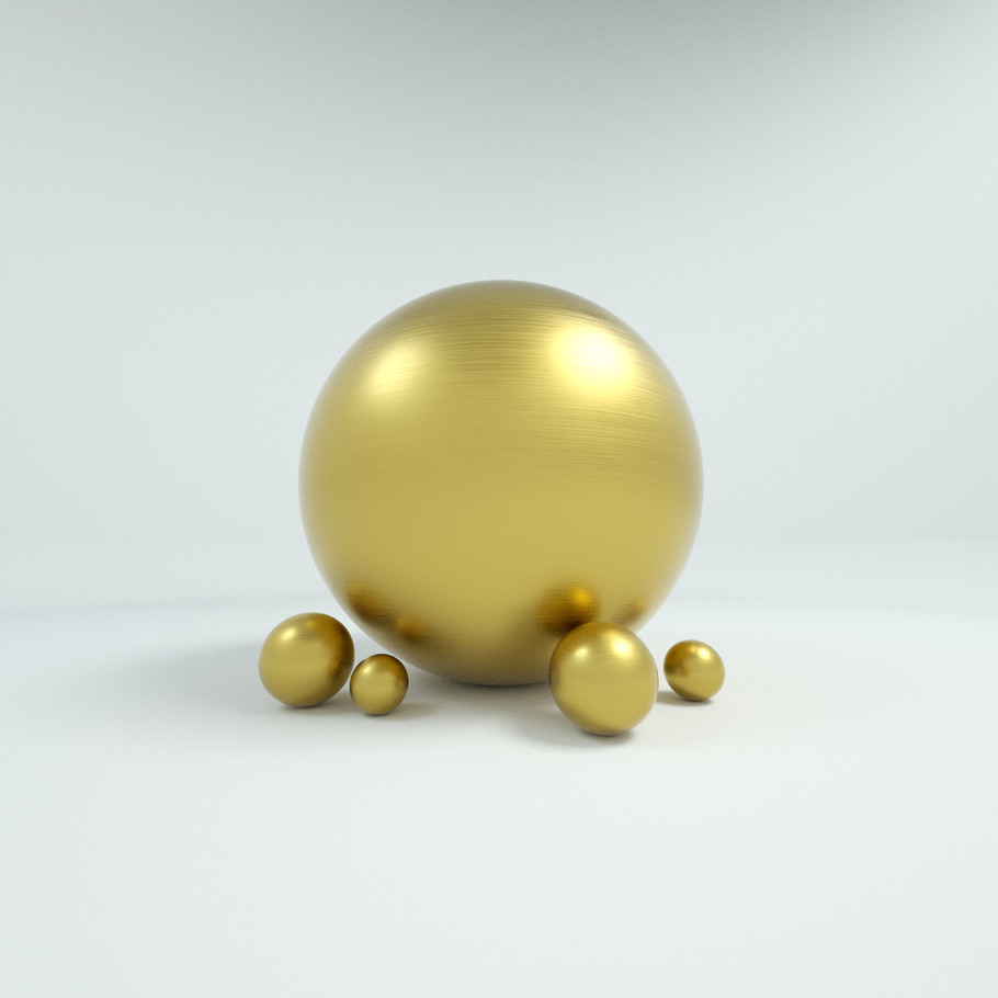 10 Gold Materials For Cinema4D Octan in Man-Made - product preview 3
