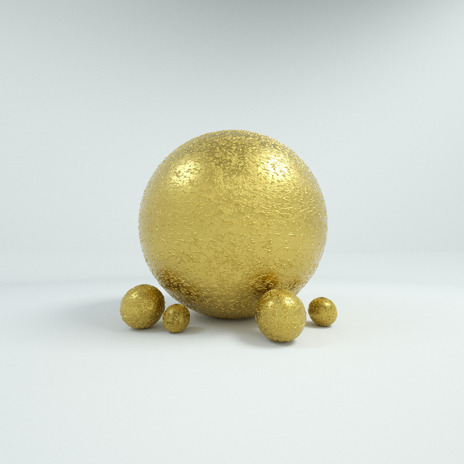 10 Gold Materials For Cinema4D Octan in Man-Made - product preview 7