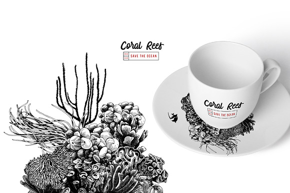 Coral reef in Illustrations - product preview 3