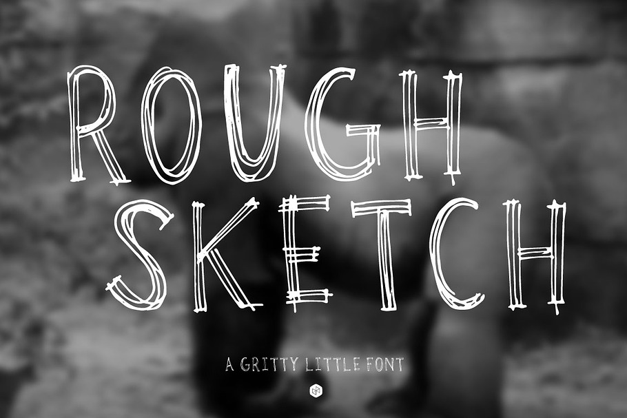 Rough Sketch Mini Font in Display Fonts - product preview 8