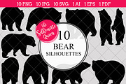 Bear Silhouette Clipart Clip Art