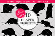 Beaver Silhouette Clipart Clip Art 