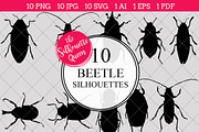 Beetle Silhouette Clipart Clip Art