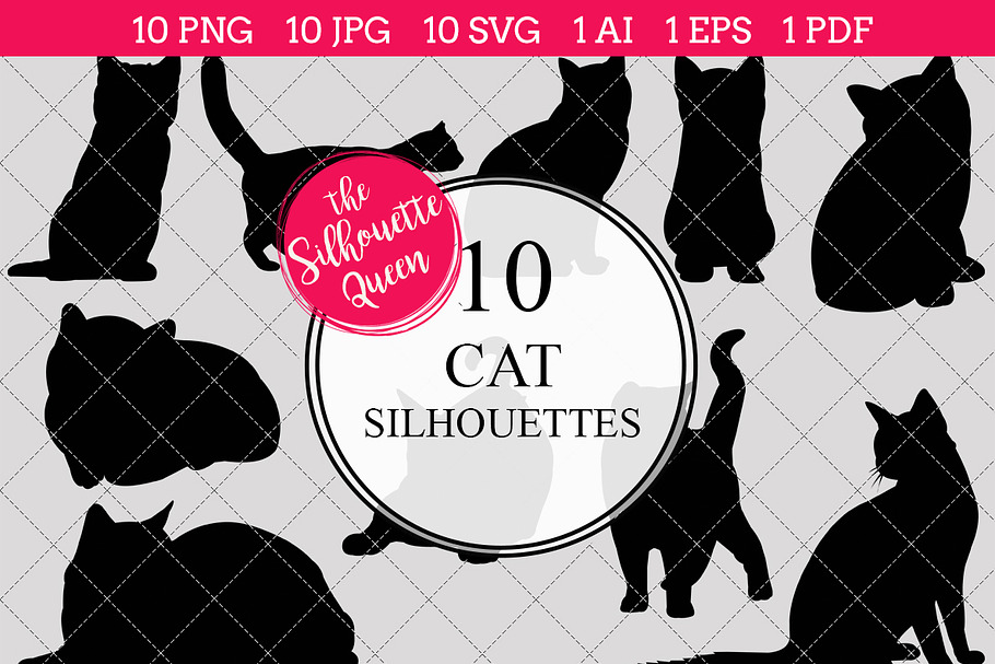 Cat Silhouette Clipart Clip Art
