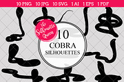 Cobra Snake Silhouette Clipart Clip 
