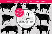 Cow Silhouette Clipart Clip Art
