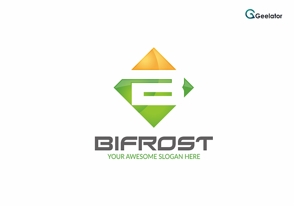 Bifrost - Letter B Logo Template in Logo Templates - product preview 2