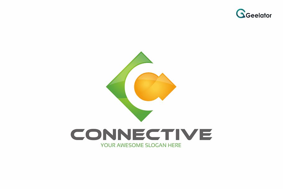 Connective - Letter C Logo Template