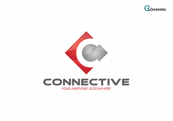 Connective - Letter C Logo Template in Logo Templates - product preview 2