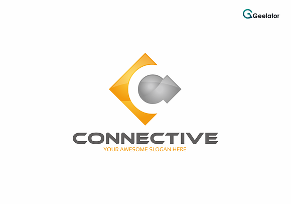 Connective - Letter C Logo Template in Logo Templates - product preview 3