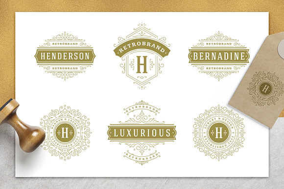 36 Luxury Ornament Logos in Logo Templates - product preview 4