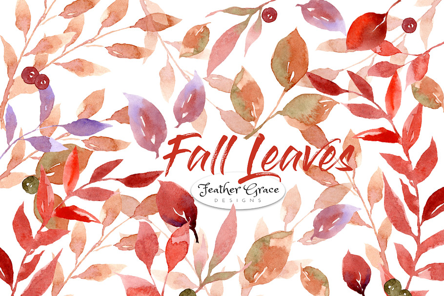 Fall Leaves, Wreaths, Frames in Illustrations - product preview 8