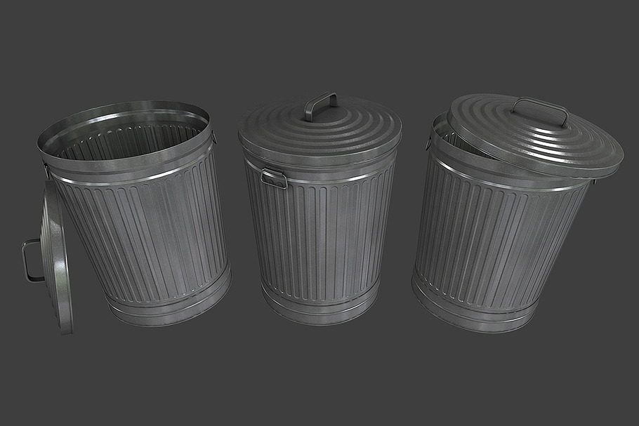 Trash Can in Urban - product preview 1