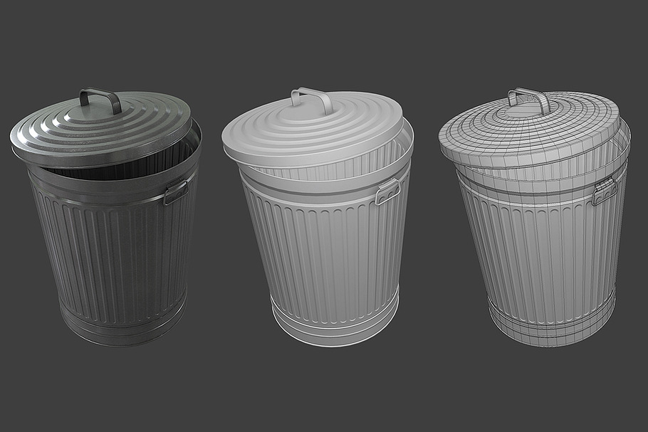 Trash Can in Urban - product preview 2