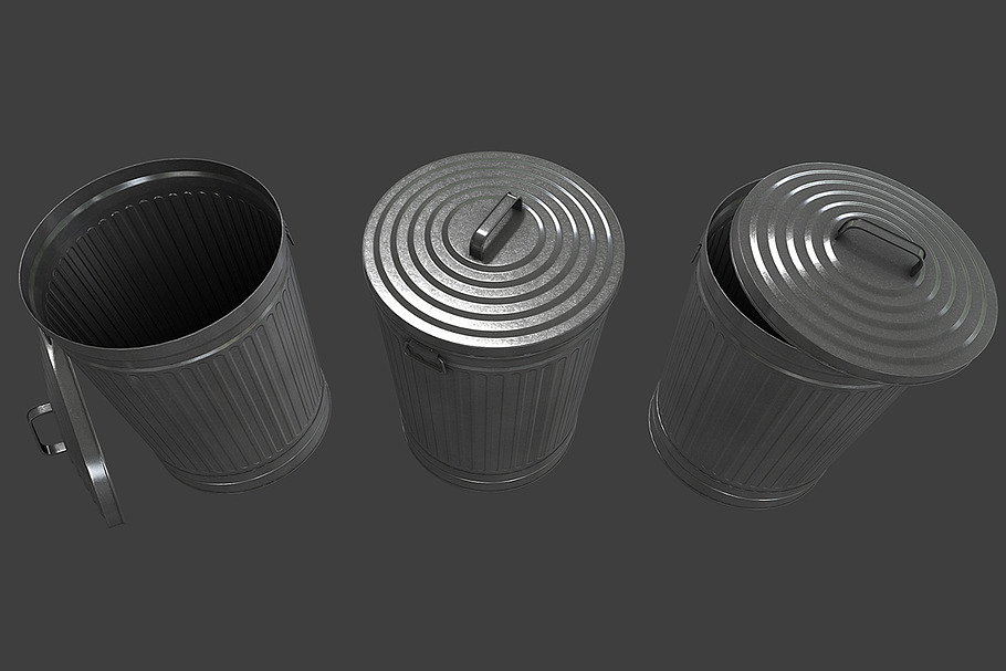 Trash Can in Urban - product preview 4