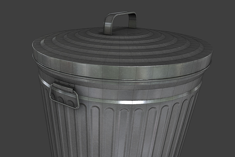 Trash Can in Urban - product preview 5