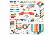 Collection of infograph people