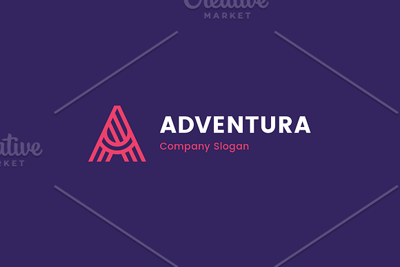 Adventura - Letter A Logo in Logo Templates - product preview 2