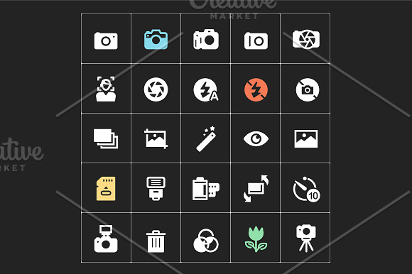 Camera Filled Icon in Graphics - product preview 2