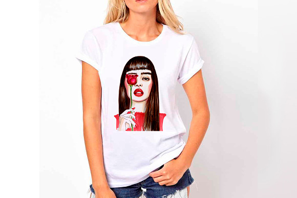 Fashional portraits of girls in Illustrations - product preview 2