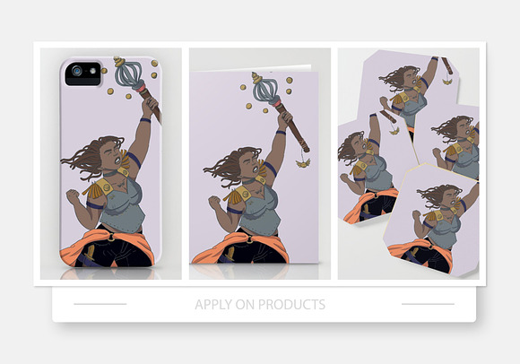 Warrior Women Illustration set in Illustrations - product preview 2